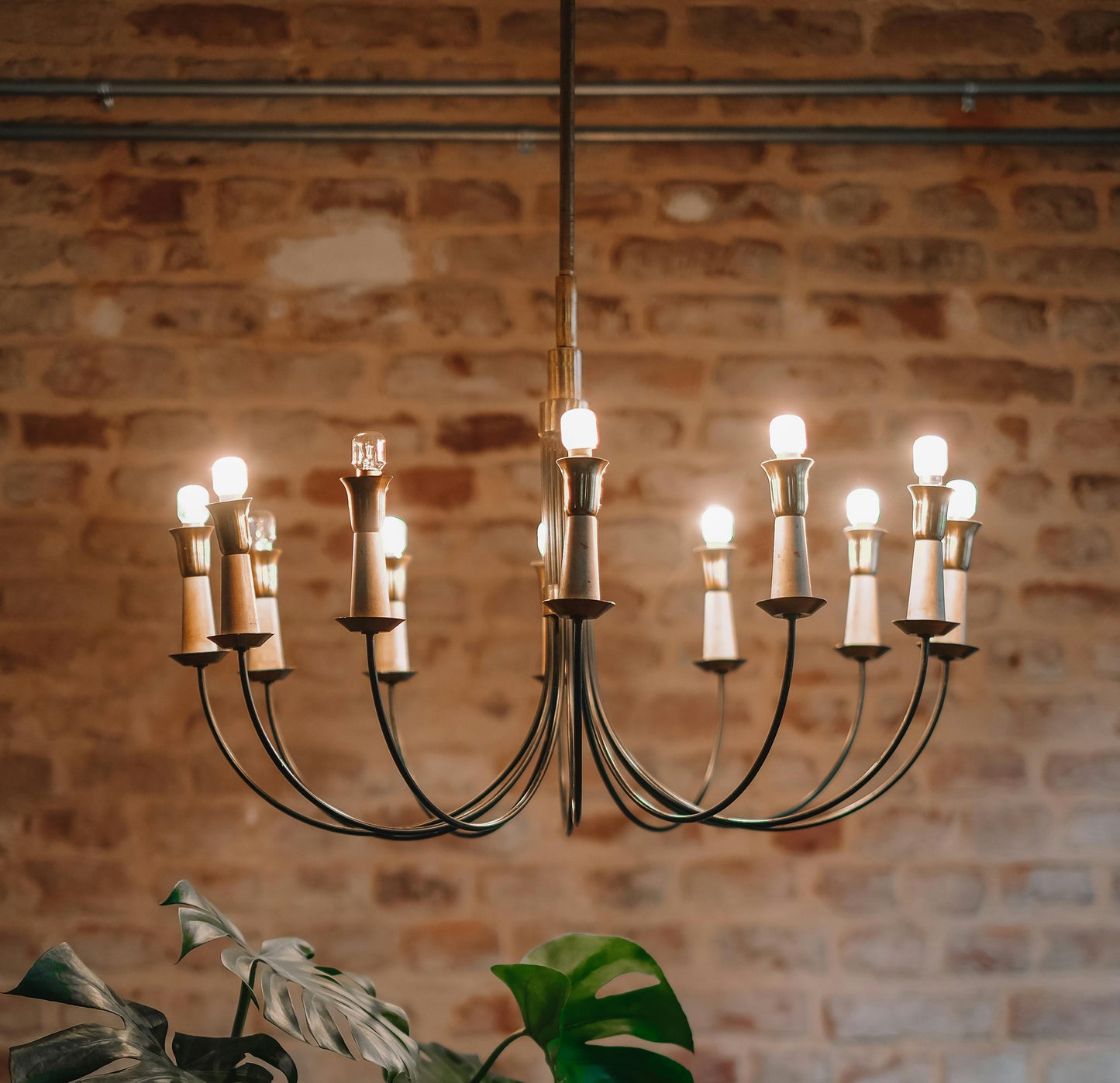 Romantic Basketed Candle Style Chandelier